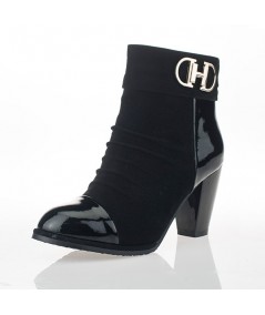 Black Ankle Boots for Petites - Chloe